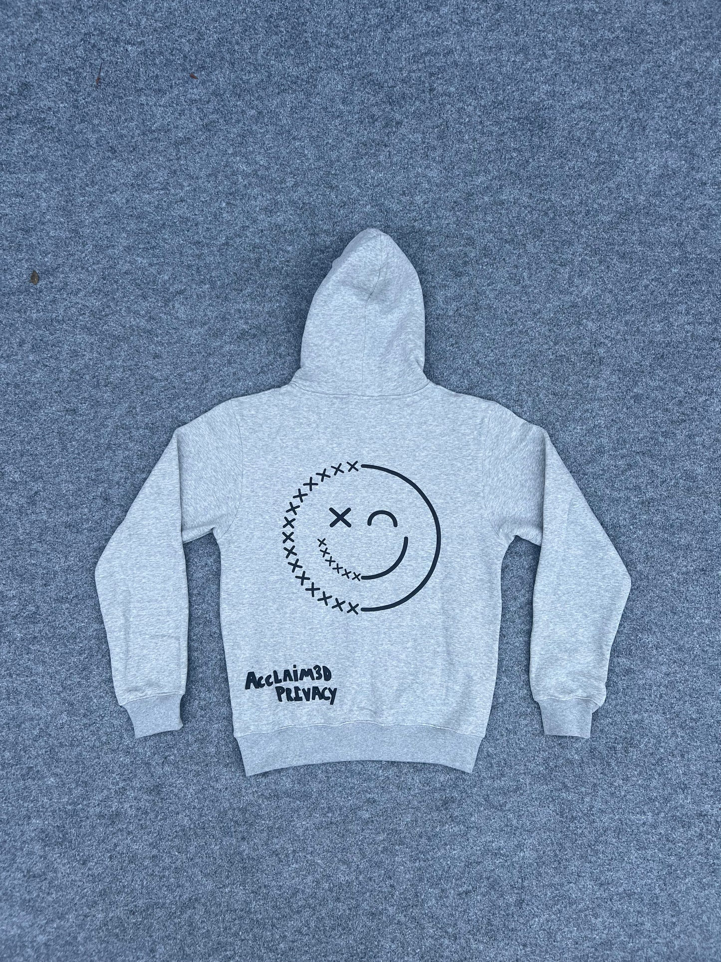 Grey AcclaimedPrivacy 2 faced Hoodie